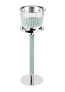 Menton Leather & Rattan Stands / Champagne Bucket Stands