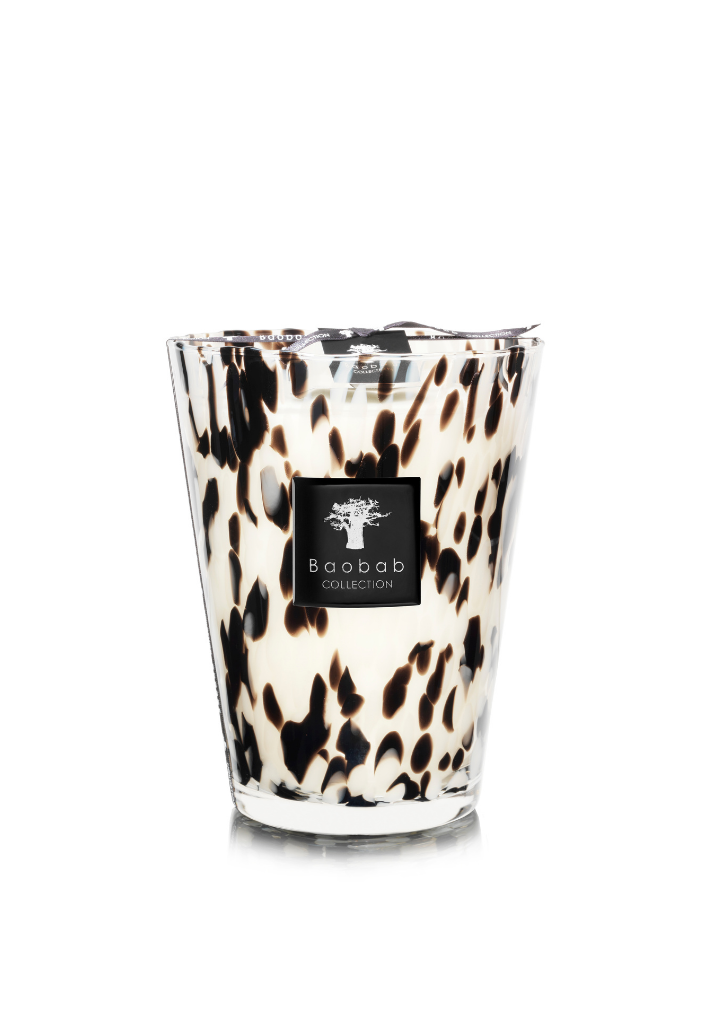 Scented Candle Pearls Black