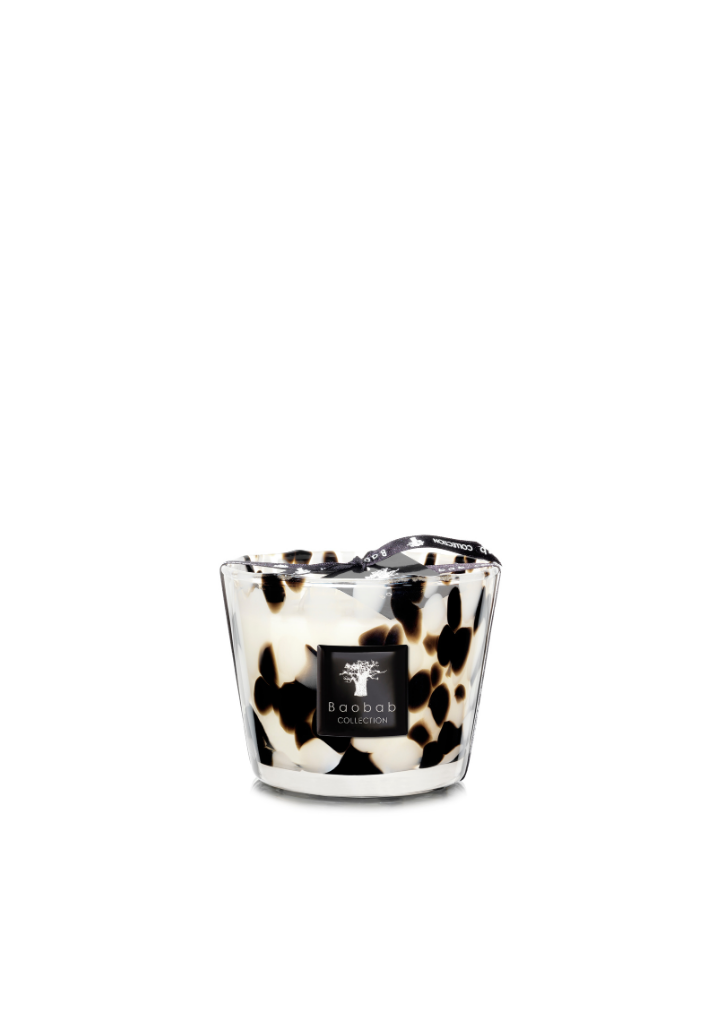 Scented Candle Pearls Black