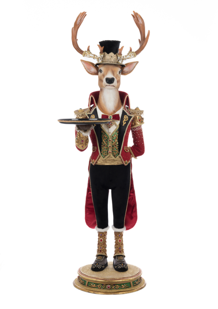 Christmas Ball Reindeer Butler, 48-Inch