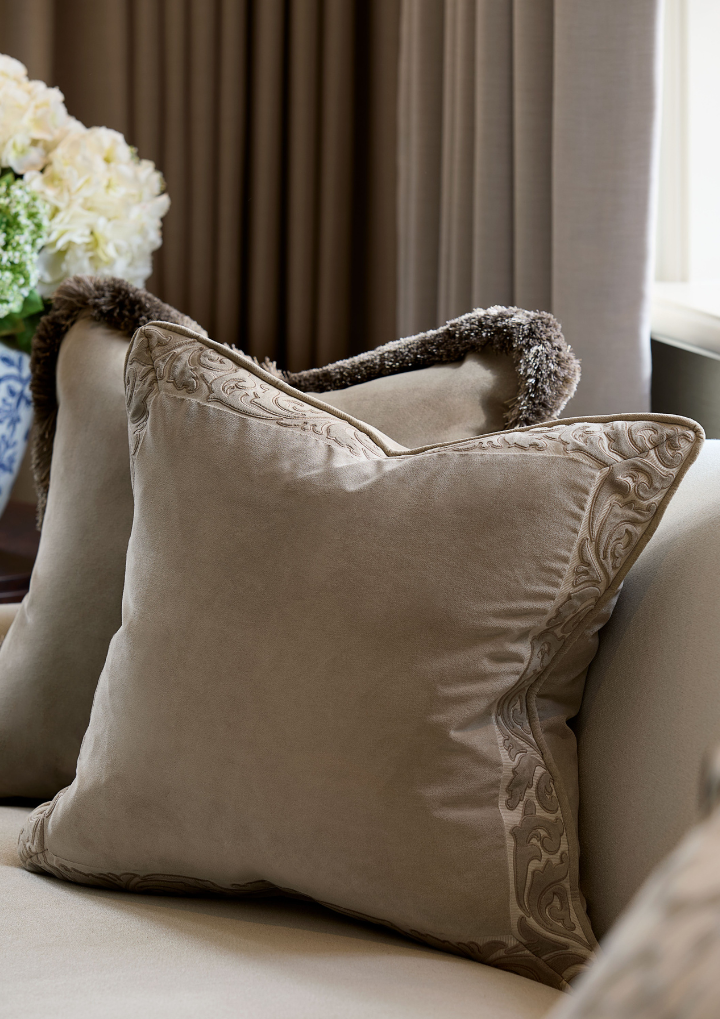 Vale Cushion - Fringe