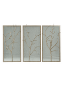 Silver Hawthorn Trio Wall Mirror