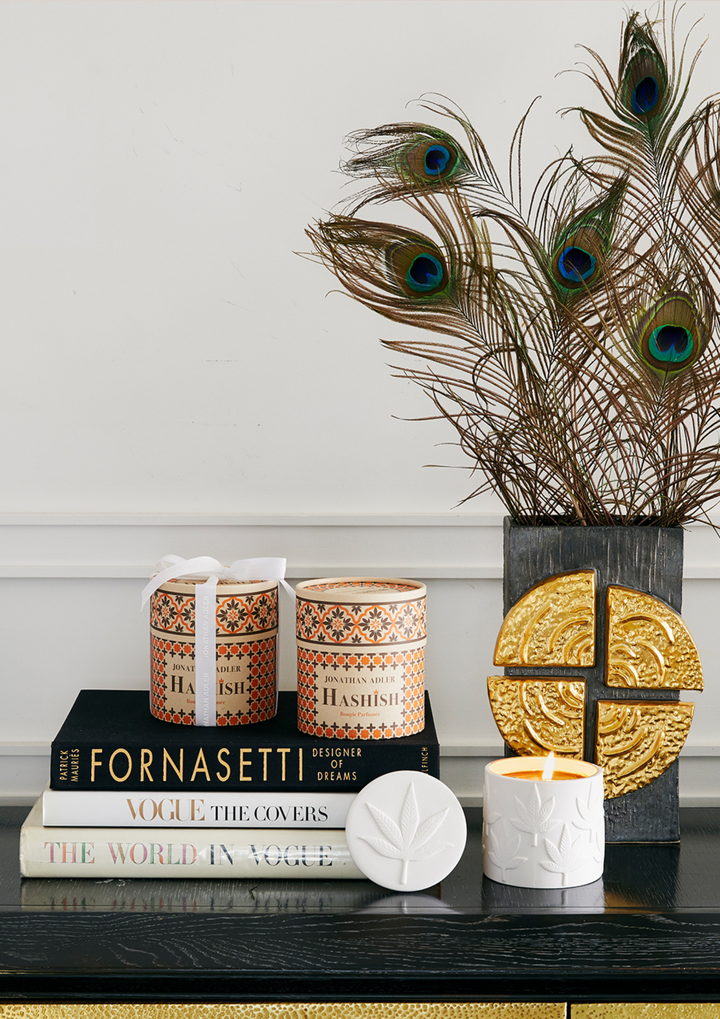 Hashish Ceramic Candle