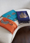 Leopard Embellished Throw