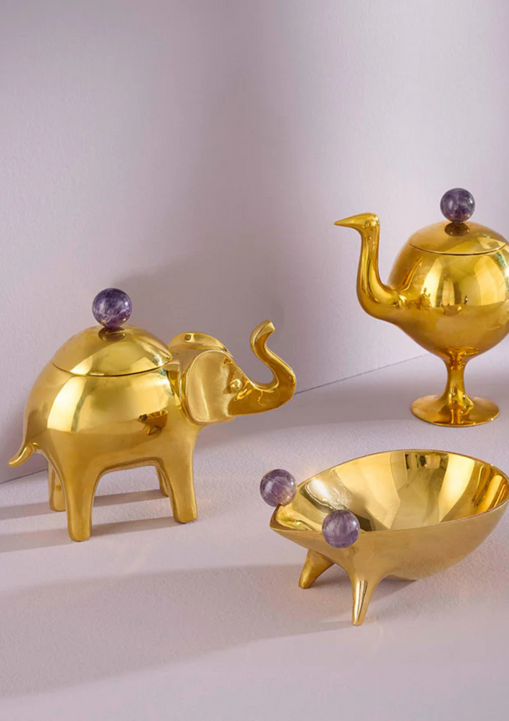 Brass Elephant Box