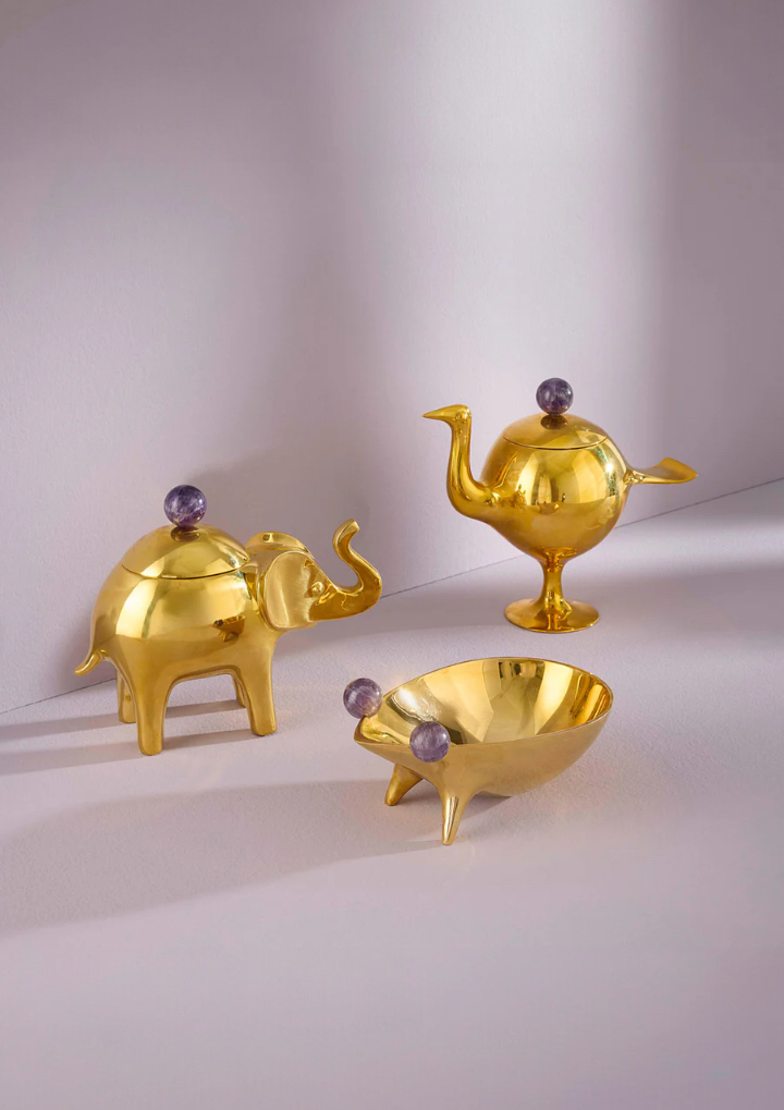 Brass Elephant Box