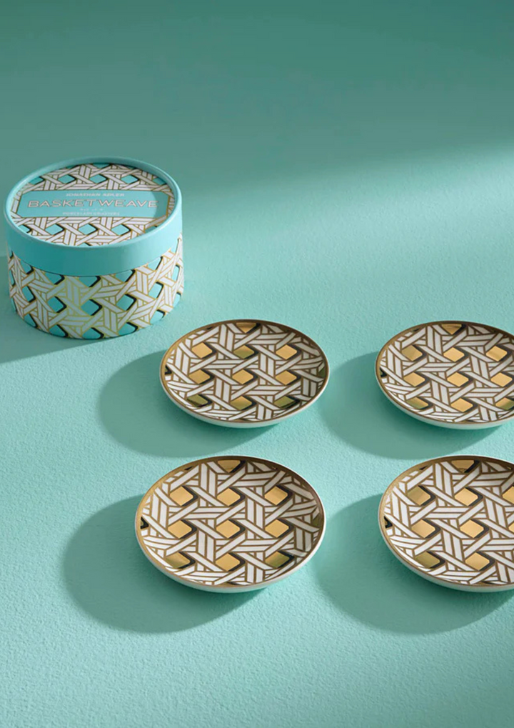 Basketweave Coasters