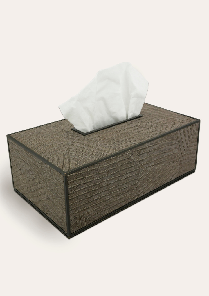 Elemental Tissue Box Rectangular - Bronze