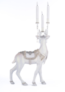Crystal Christmas Standing Deer Candleholder