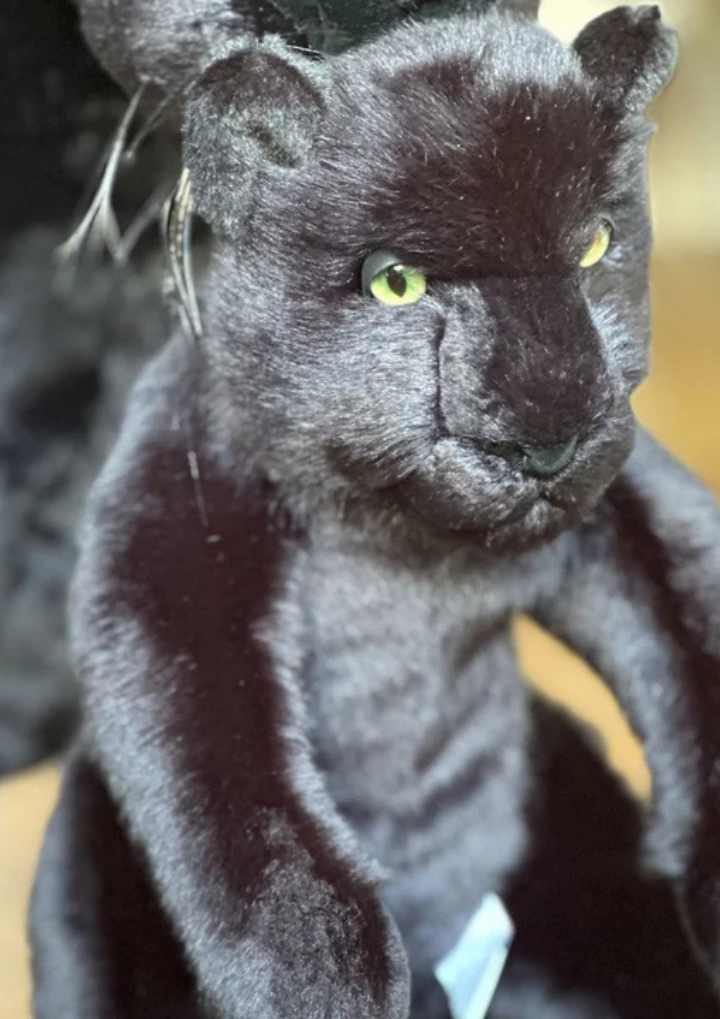 My giant Panther plush and her baby