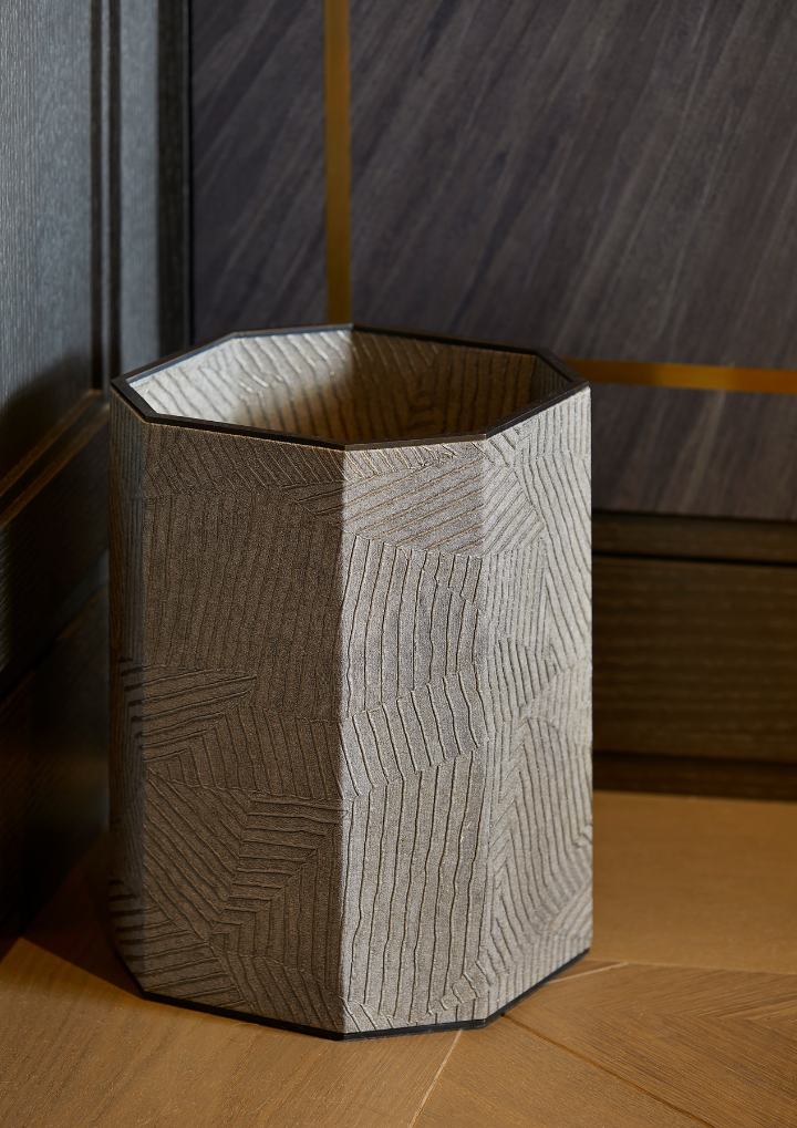 Elemental Waste Paper Bin - Bronze