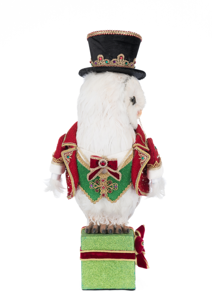Christmas Ball Owl Tabletop