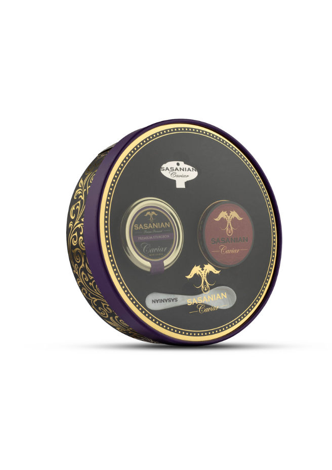 Sasanian Caviar Duo Gift Set