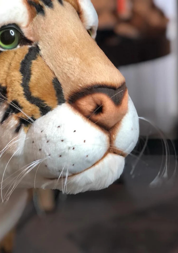 My giant tiger plush