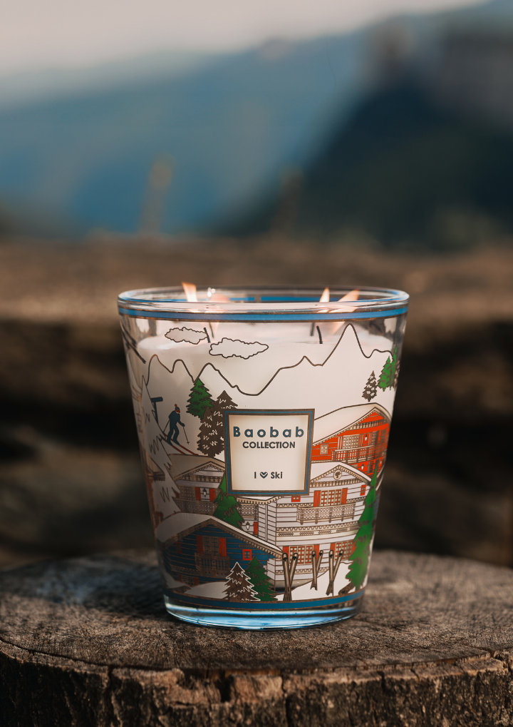 Scented Candle I Love Ski