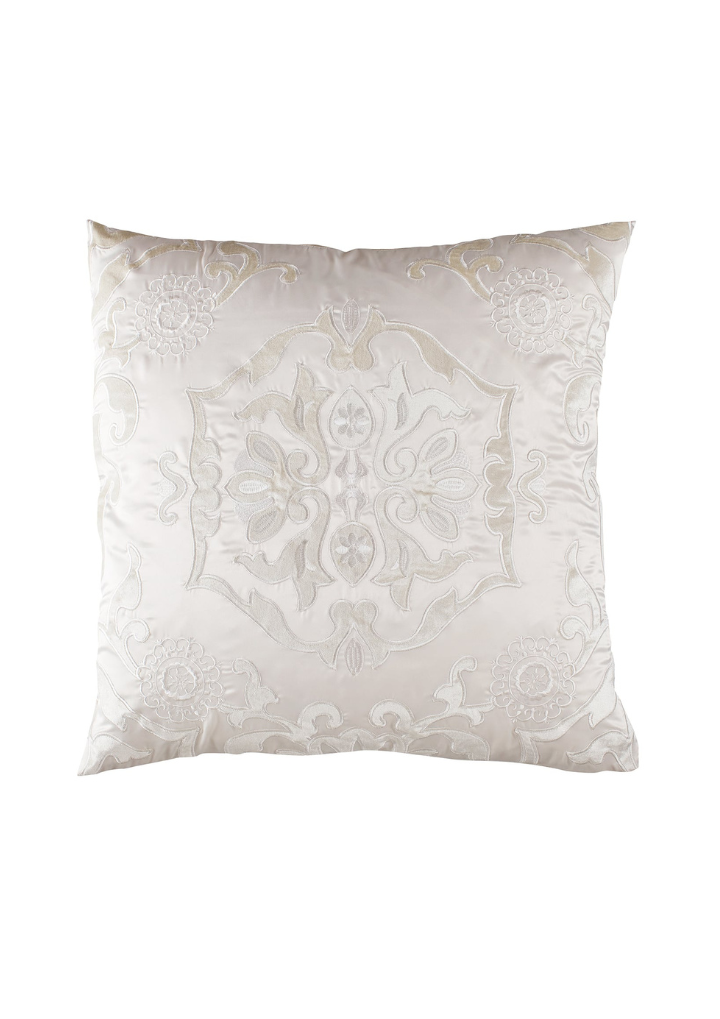 Morocco Square Pillow Ivory