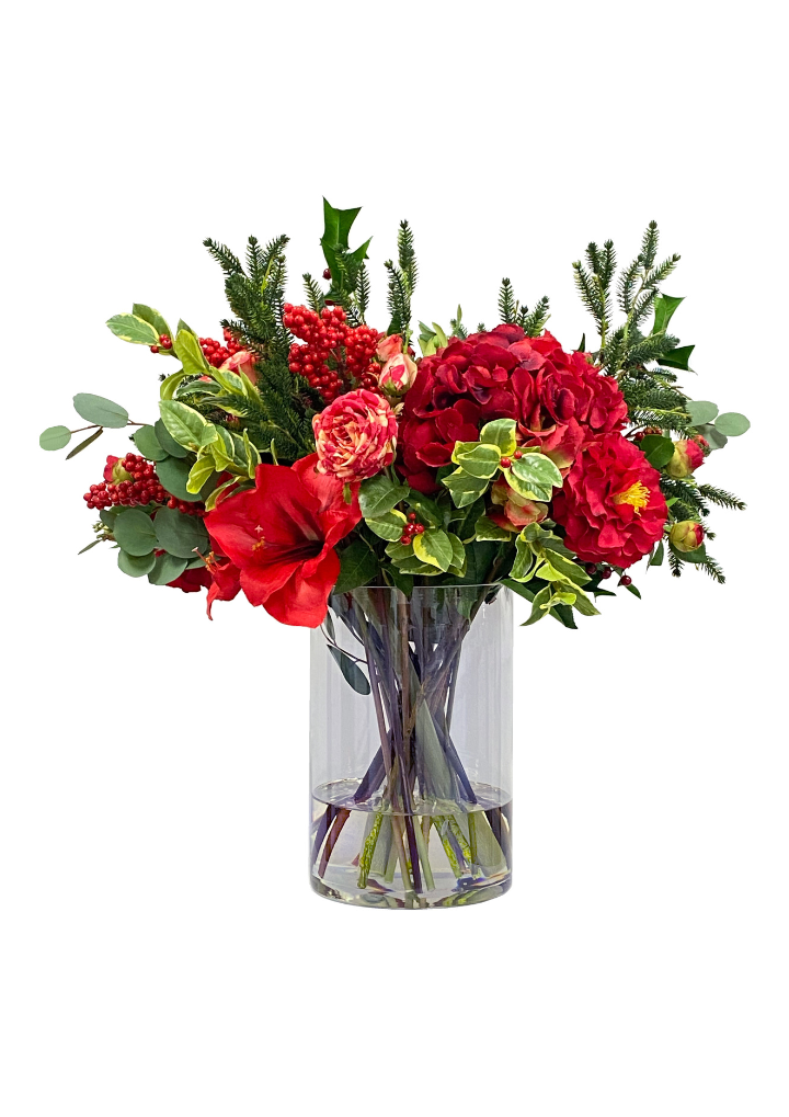 Camellia Amaryllis in Vase