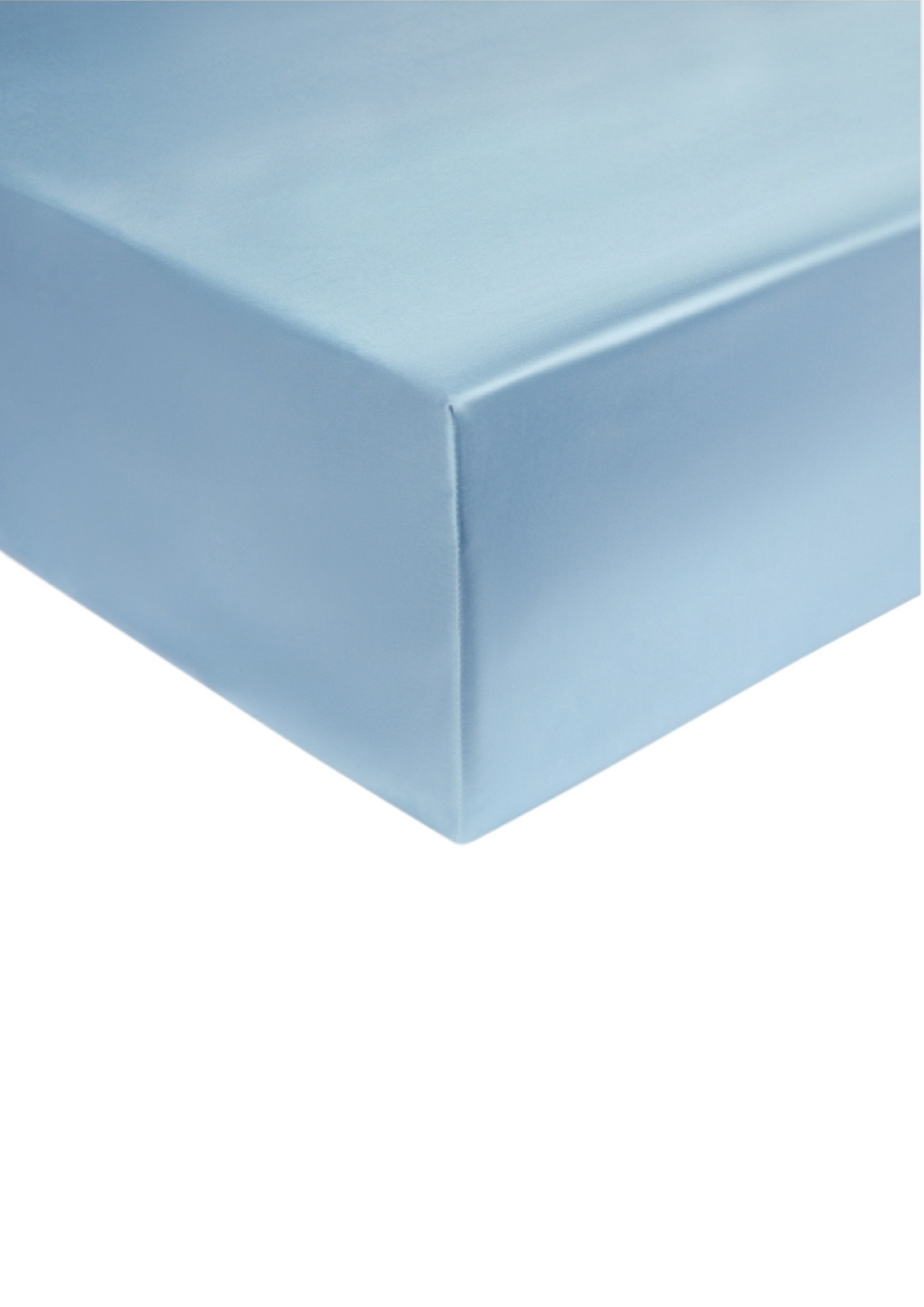 Summerhill Blue Silk Fitted Sheet