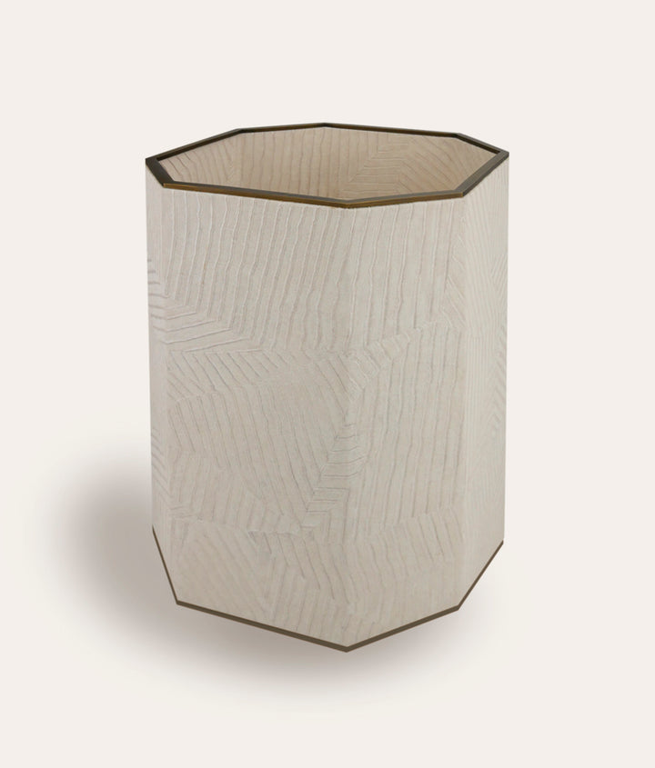 Elemental Waste Paper Bin - Ivory