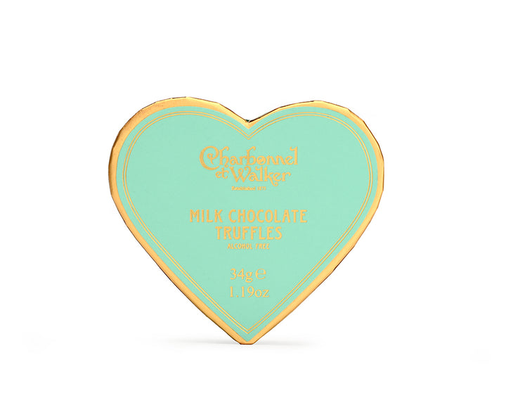 Milk Chocolate Mini Heart – Green