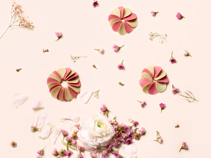 Chocolate Petals and Crystallized Flowers