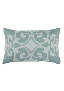 Angie Pillow Spa Linen / White Linen Appliqué