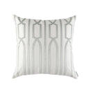Trey Square Pillow Ivory / Aquamarine