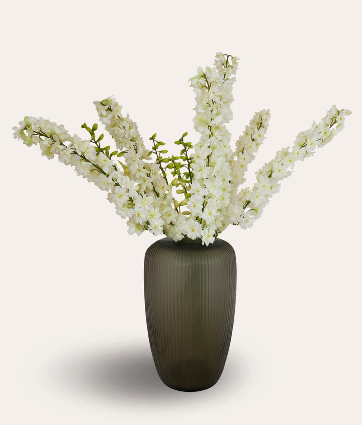White Delphinium Spray - Large
