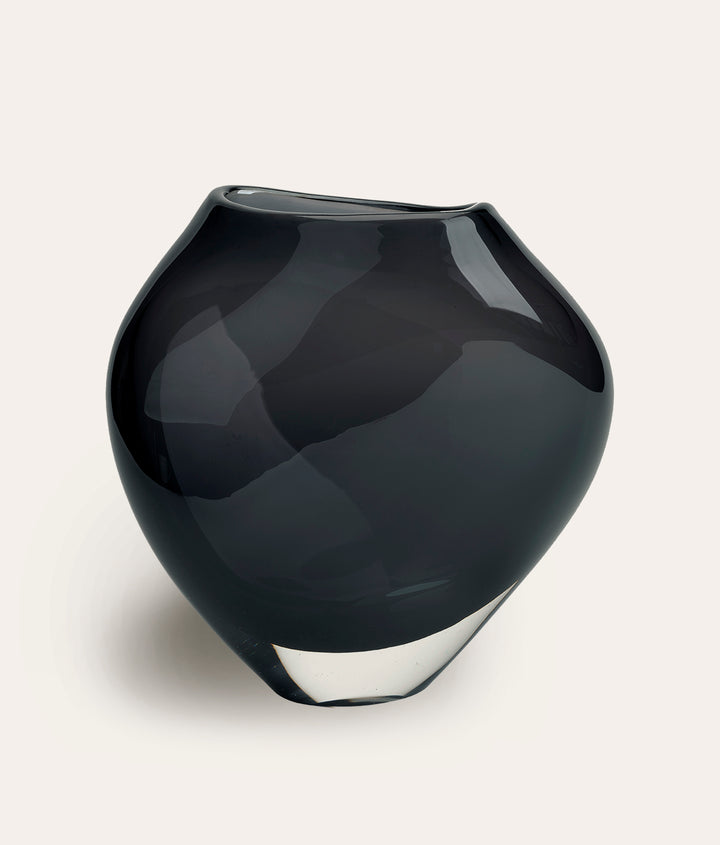 Phoenix Handblown Vase - Smoke