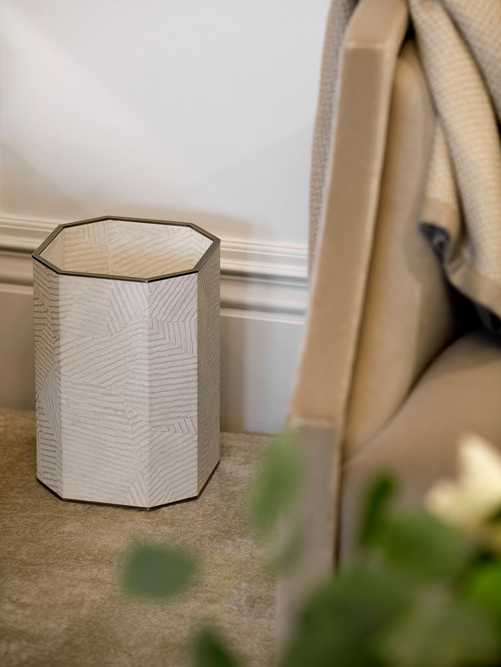 Elemental Waste Paper Bin - Ivory