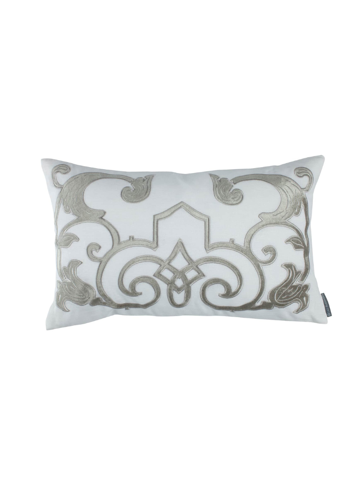 Mozart Pillow White Ice Silver