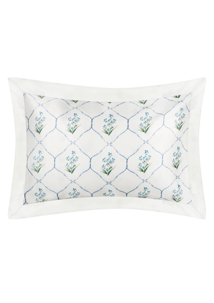 Forget Me Not Silk Pillowcase