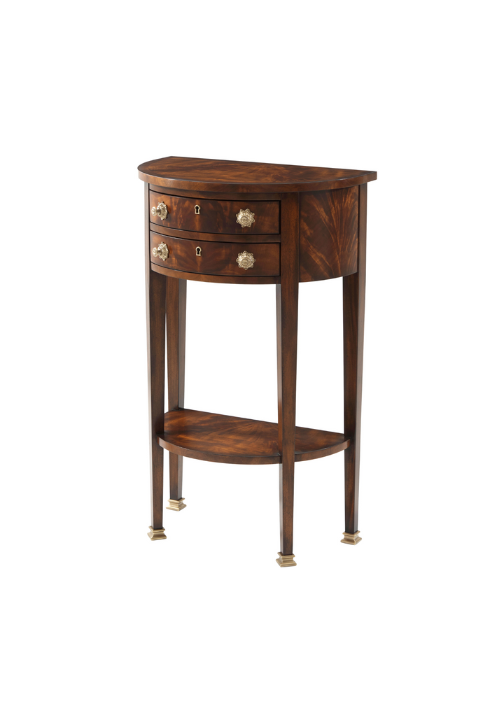 Demi Lune Accent Console Table