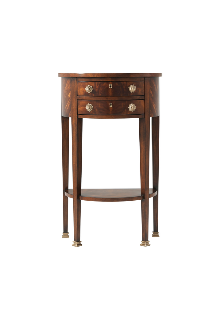 Demi Lune Accent Console Table