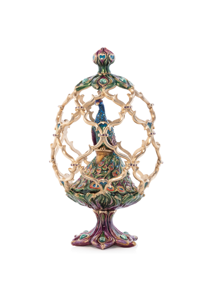Roman Peacock Egg Objet