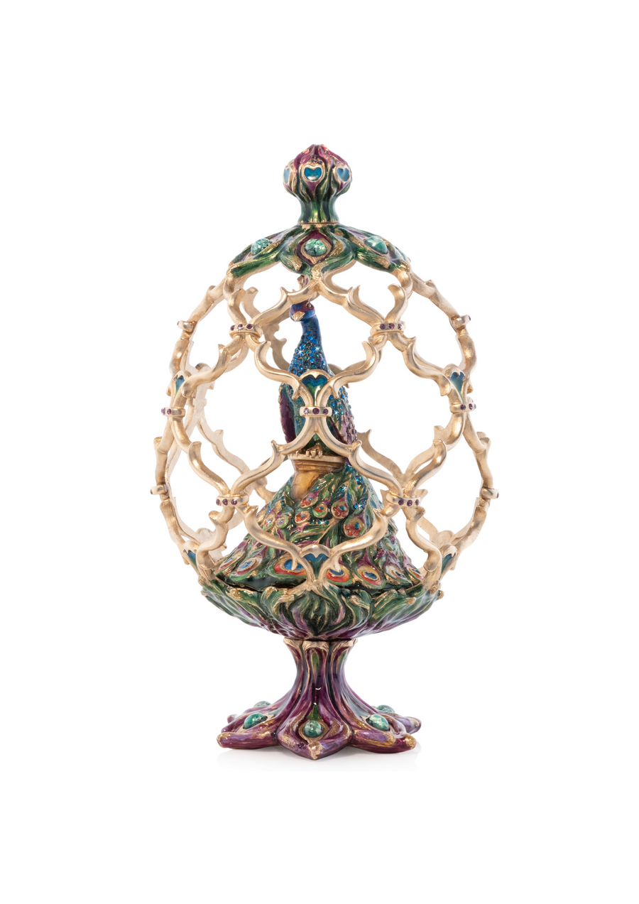 Roman Peacock Egg Objet