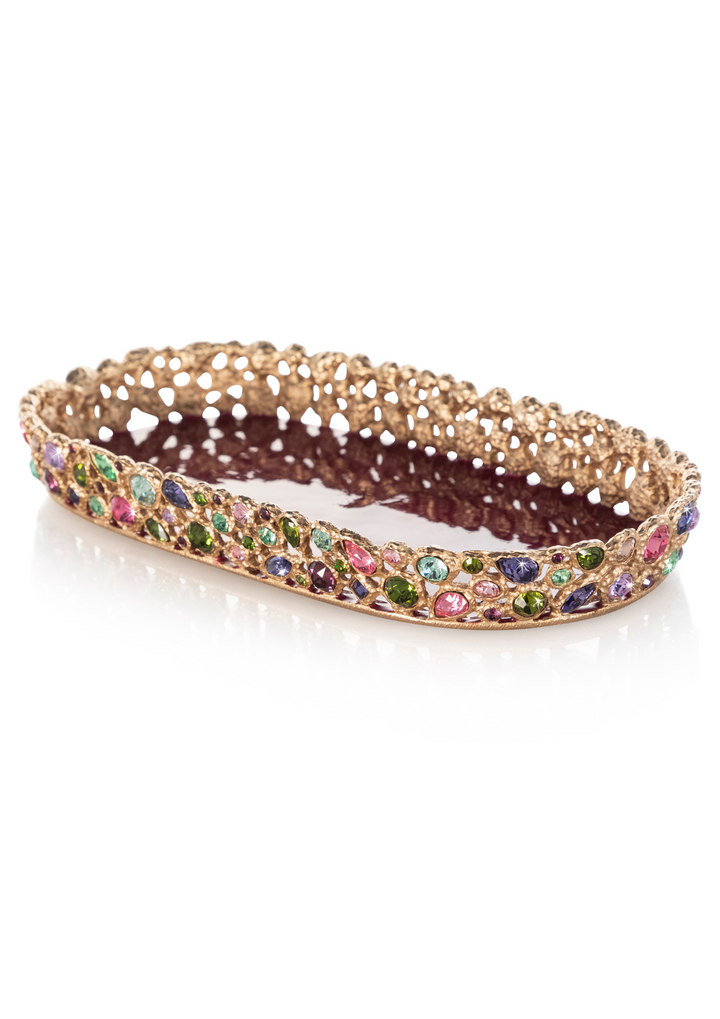 Julius Bejeweled Tray - Bouquet