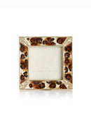 Leland Pavé Corner 2" Frame - Amber Leopard