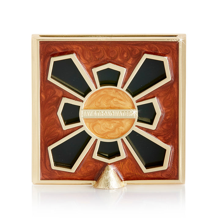 Leland Pavé Corner 2" Frame - Amber Leopard