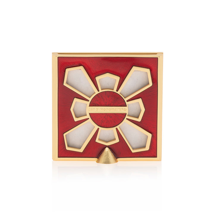 Leland Pavé Corner 2" Frame - Ruby