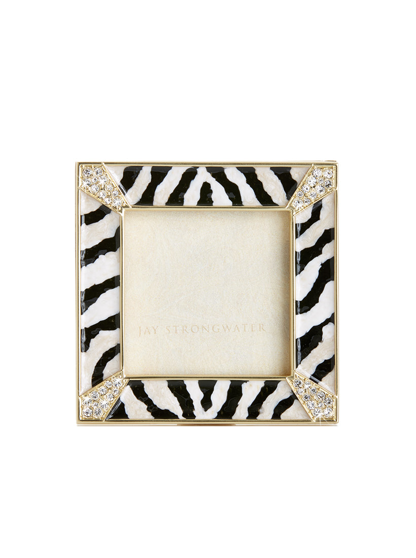 Leland Pavé Corner 2" Frame - Zebra Striped