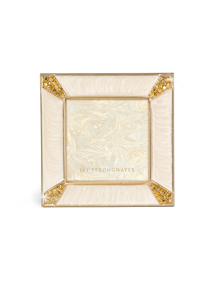 Leland Pavé Corner 2" Frame - Gold