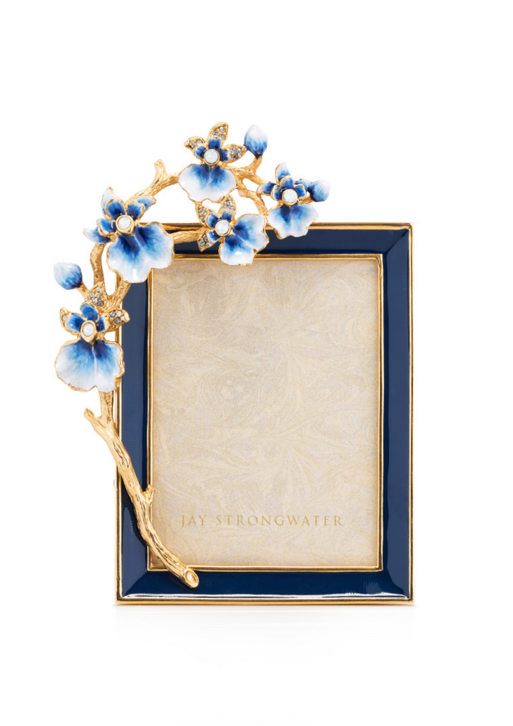 Kelsey Orchid 3" x 4" Frame - Delft Garden