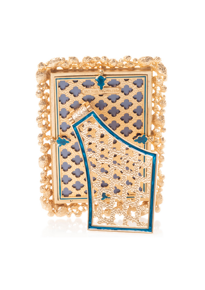 Emery Bejeweled 4" x 6" Frame - Peacock