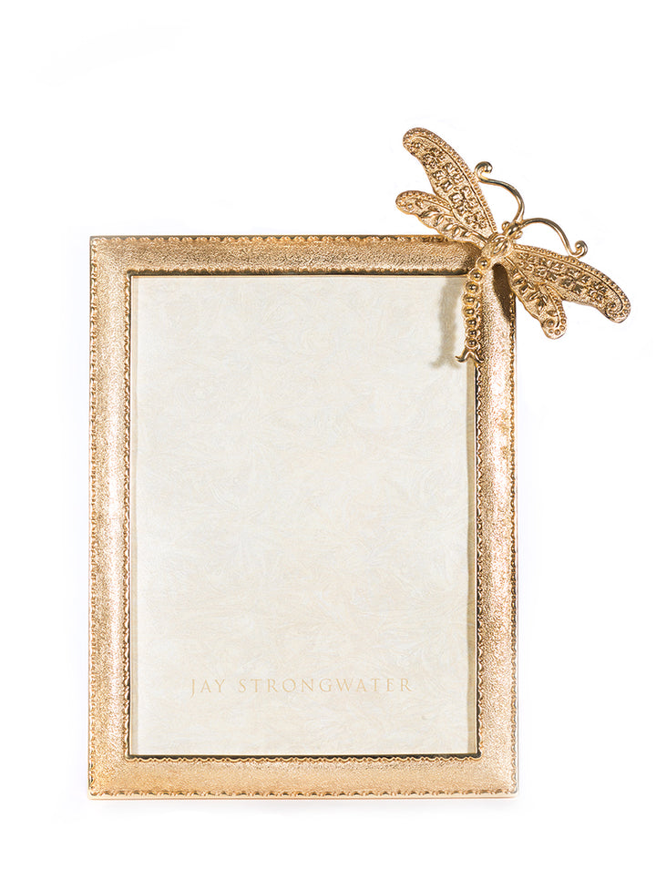 Tori Dragonfly 5" x 7" Frame - Gold