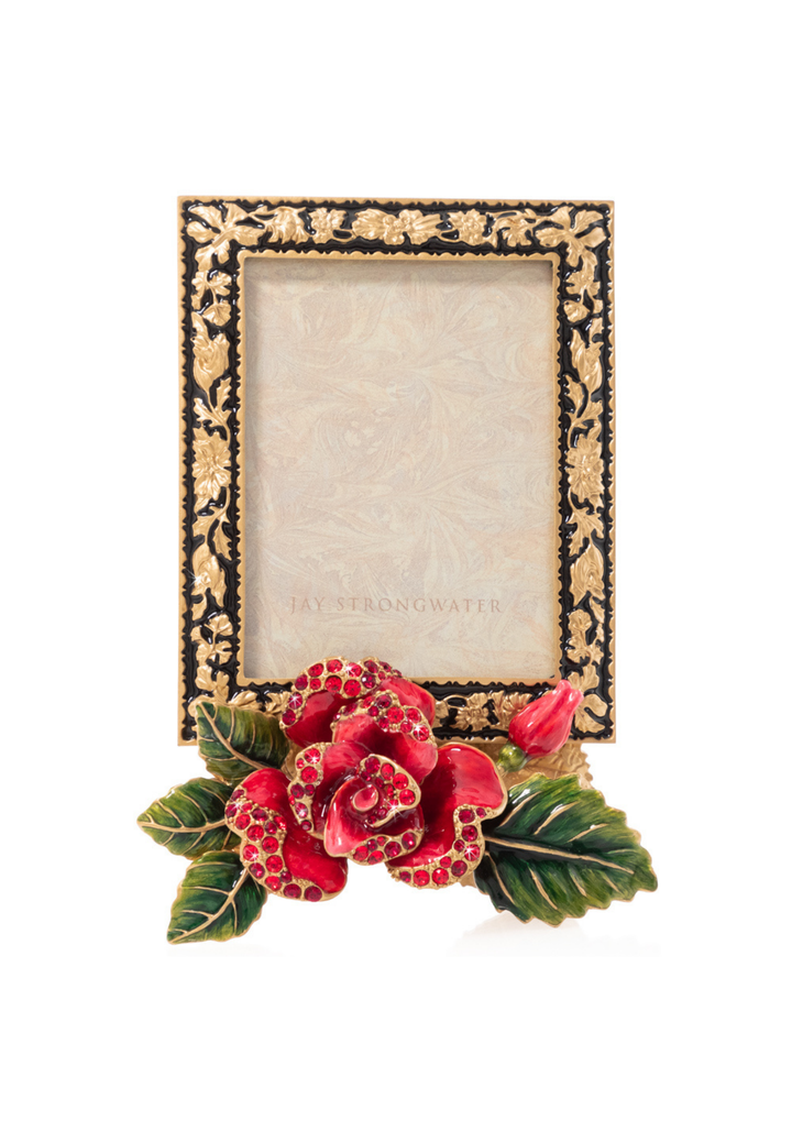 Kaylee Night Bloom Rose 3" x 4" Frame - Jewel