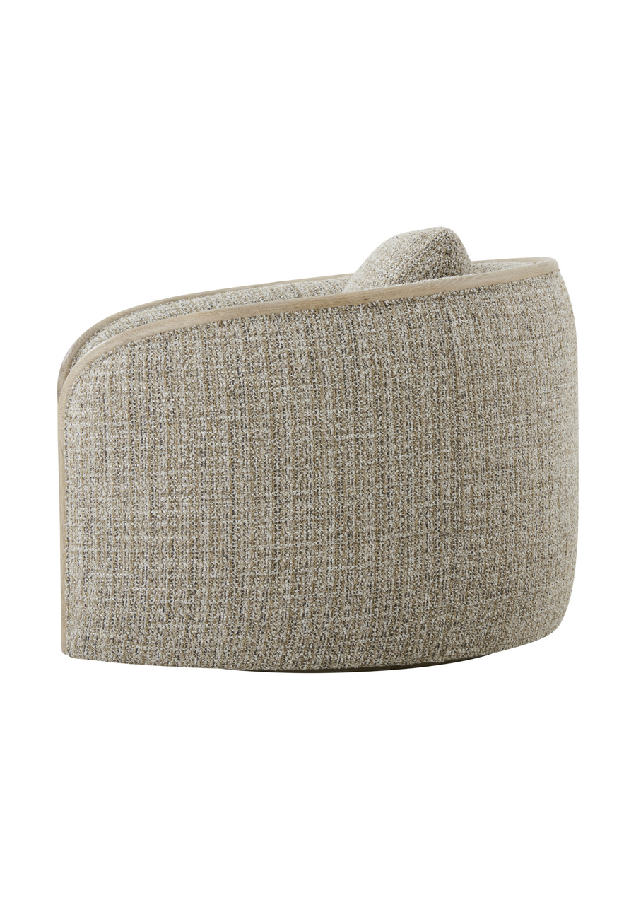Toulon Latte Swivel Chair