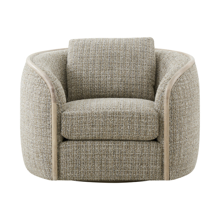 Toulon Latte Swivel Chair
