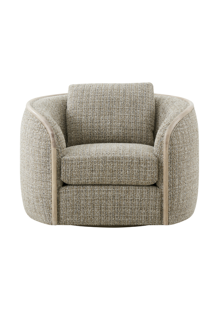 Toulon Latte Swivel Chair