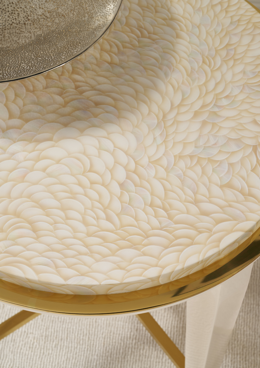 Judith Leiber Round Cocktail Table
